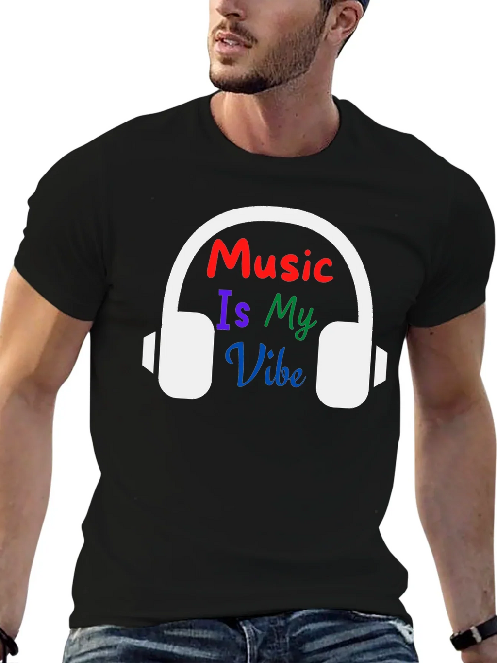 Music Is My Vibe Graphic Tee