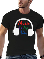 Music Is My Vibe Graphic Tee
