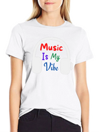 Music Is My Vibe Graphic Tee