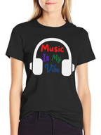 Music Is My Vibe Graphic Tee