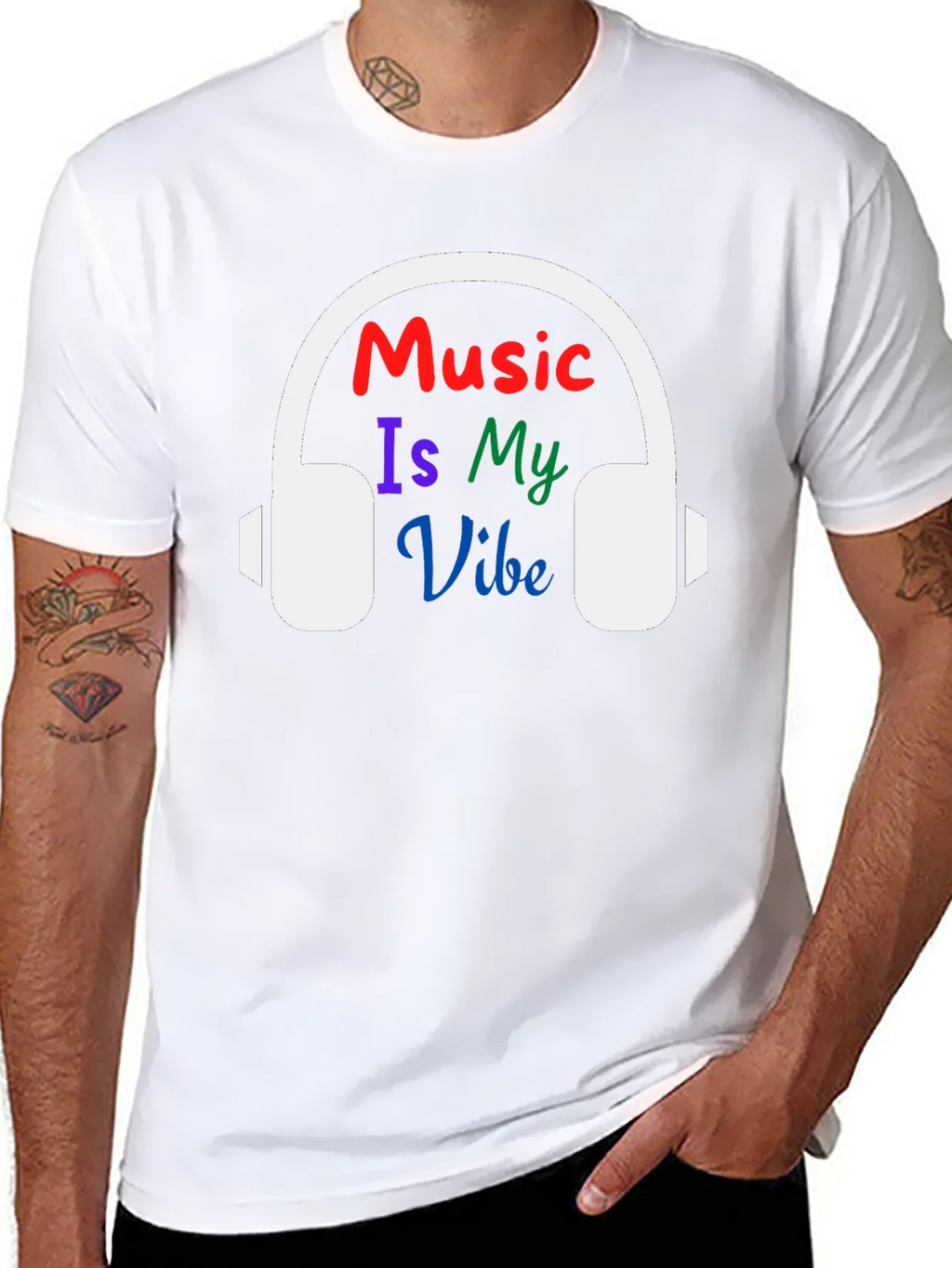Music Is My Vibe Graphic Tee