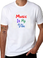 Music Is My Vibe Graphic Tee