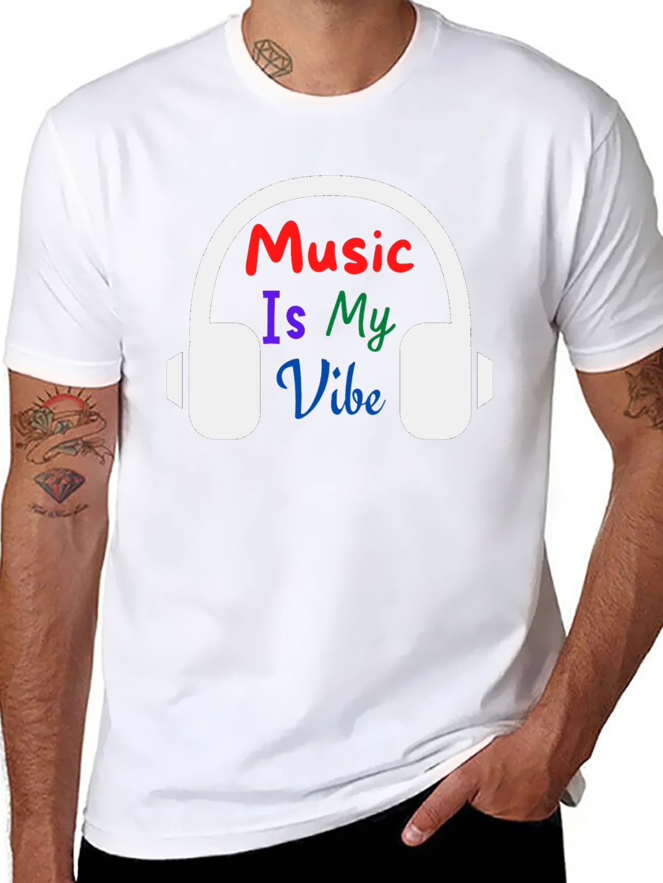 Music Is My Vibe Graphic Tee