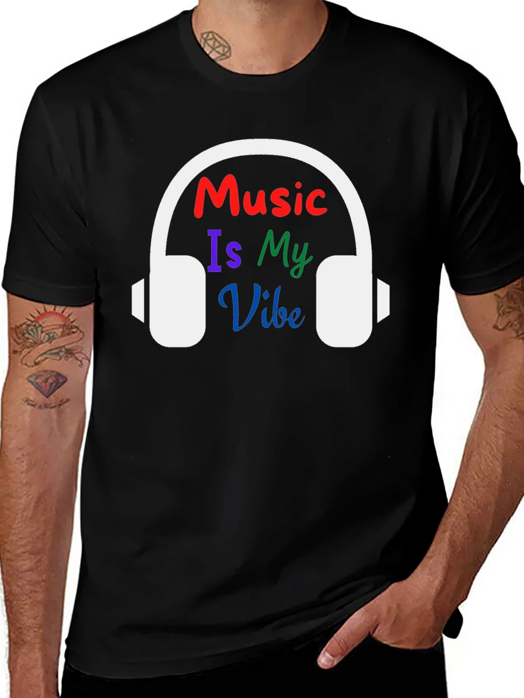 Music Is My Vibe Graphic Tee