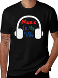 Music Is My Vibe Graphic Tee