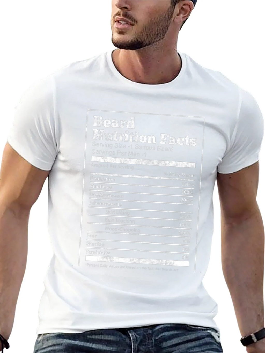 Beard Nutrition Facts T-Shirt