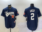 Houston Astros #2 Alex Bregman Navy Cactus Jack Vapor Premier Stitched Baseball Jersey