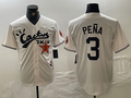 Houston Astros #3 Jeremy Pena Cream Cactus Jack Vapor Premier Stitched Baseball Jersey