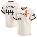 Houston Astros #44 Yordan Alvarez Cream 2025 City Connect Limited Stitched Baseball Jersey