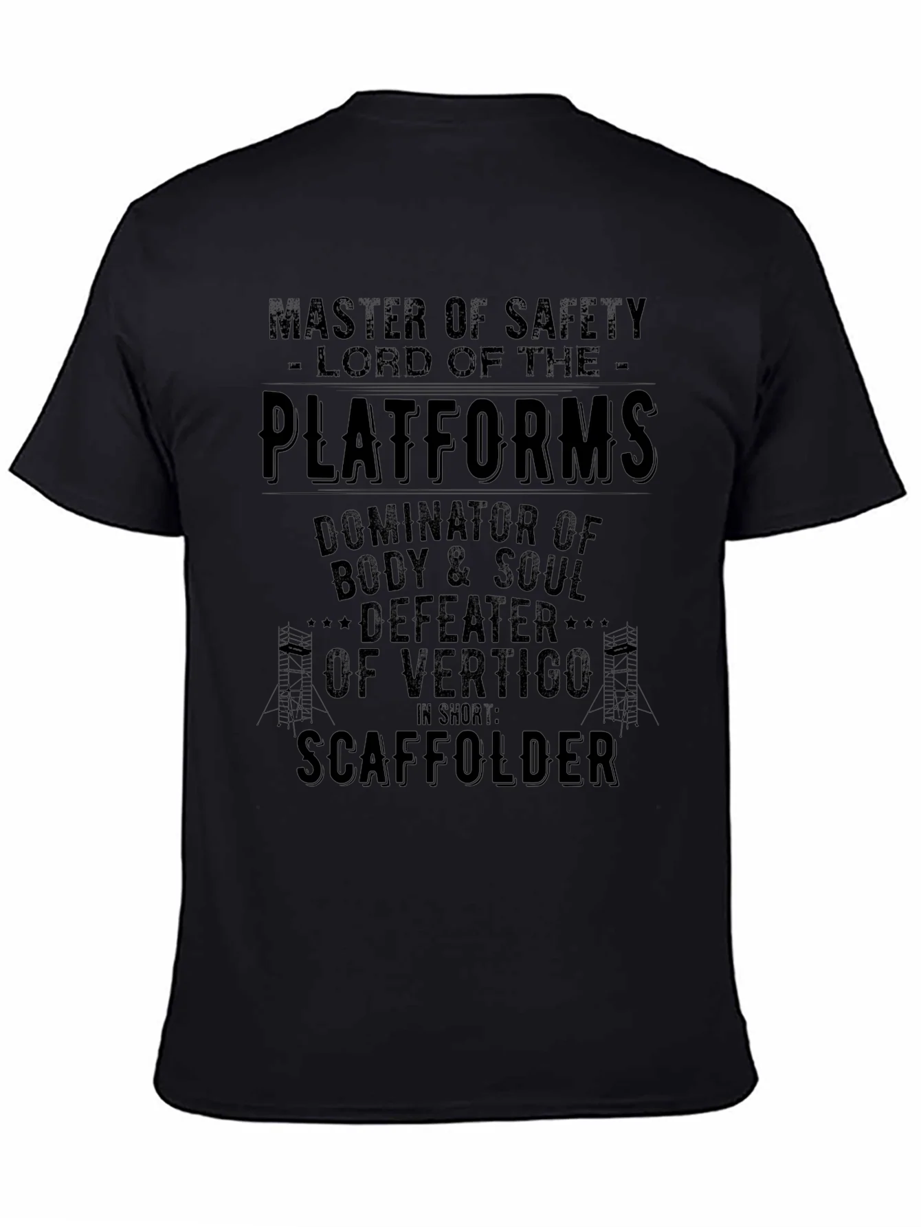 Master of Safety Scaffolder T-Shirt