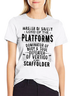 Master of Safety Scaffolder T-Shirt