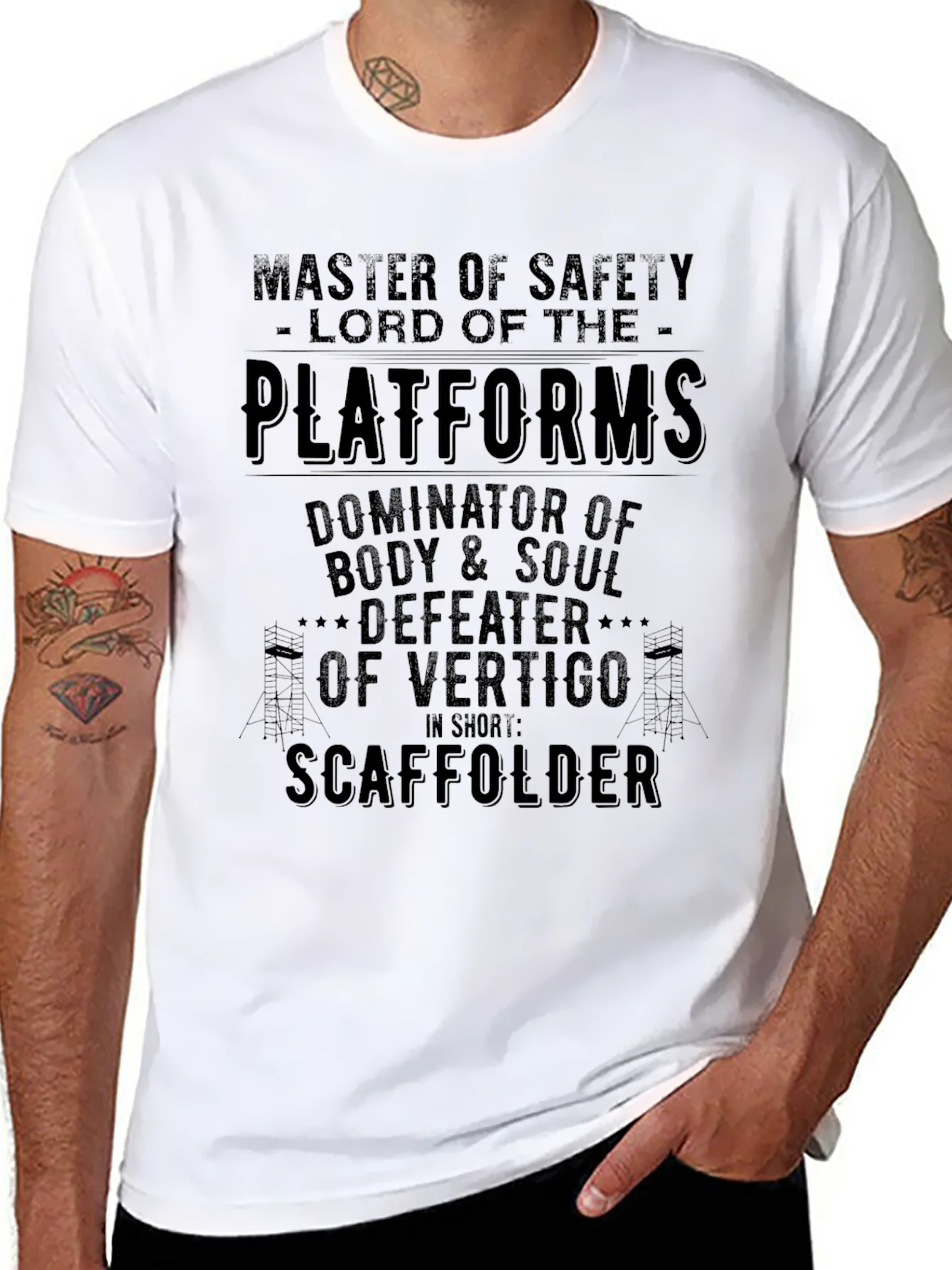 Master of Safety Scaffolder T-Shirt