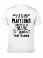 Master of Safety Scaffolder T-Shirt