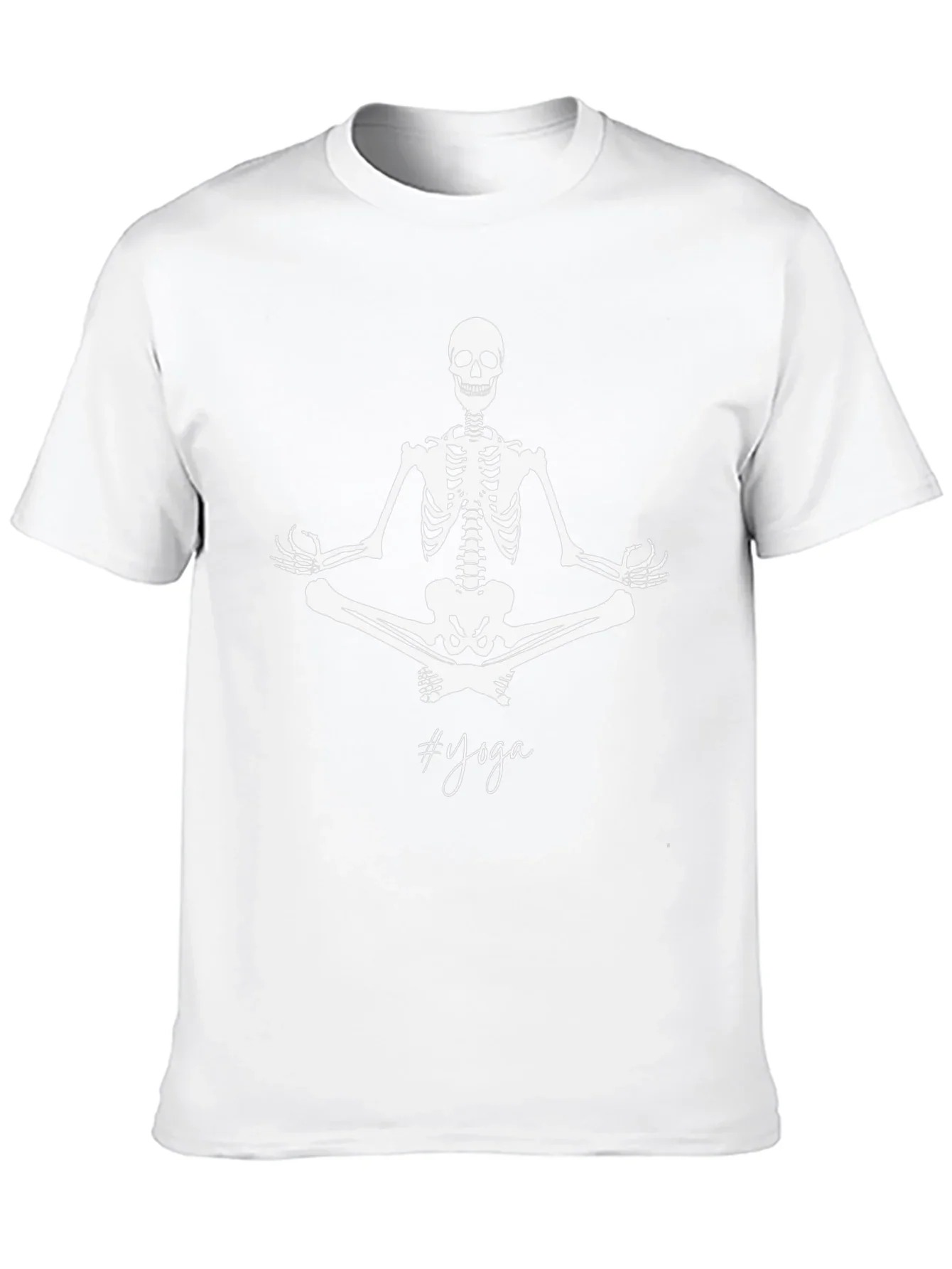 Yoga Skeleton Black T-Shirt
