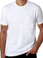Yoga Skeleton Black T-Shirt