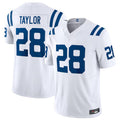 #28 Jonathan Taylor Player IN.Colts Vapor F.U.S.E. Limited Football Jerseys -White