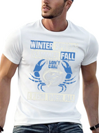 Fishing T-Shirt: Winter Spring Summer Fall