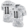 IN.Colts #11 Michael Pittman Jr. Player Arctic Camo Salute to Service Limited Football Jerseys