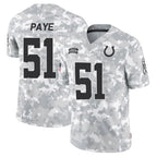 IN.Colts #51 Kwity Paye Player Arctic Camo Salute to Service Limited Football Jerseys
