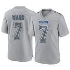 IN.Colts #7 Charvarius Ward Player Game Gray Fashion Football Jerseys