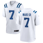 IN.Colts #7 Charvarius Ward Player White Home Game Football Jerseys
