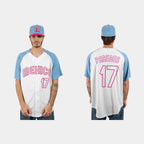 #17 ISAAC PAREDES MEXICO BASEBALL 2023 WORLD BASEBALL CLASSIC JERSEY ¨C WHITE BLUE Stitches Baseball Jerseys