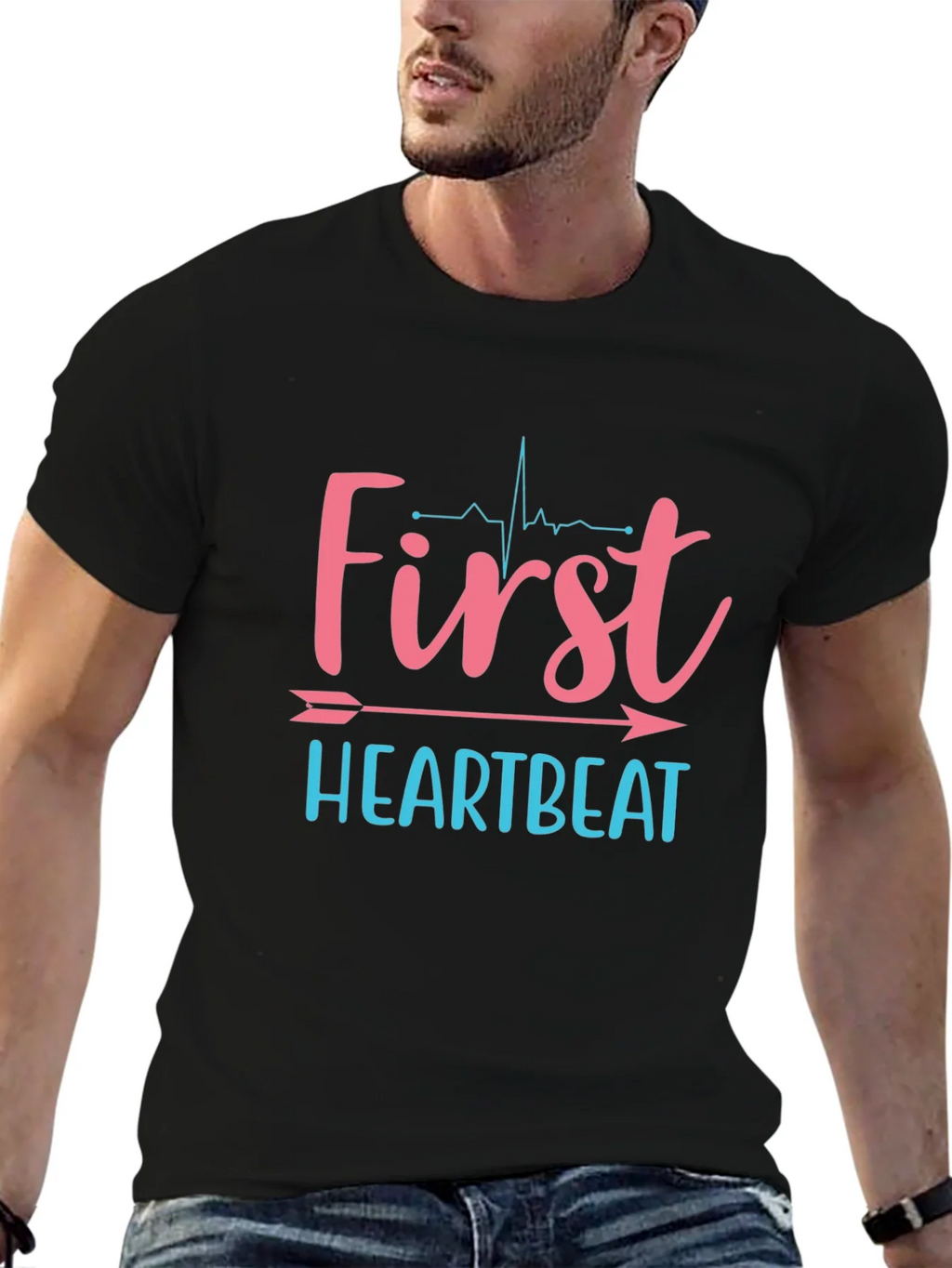 First Heartbeat Graphic Tee