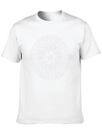 Geometric Mandala Graphic T-Shirt - Black
