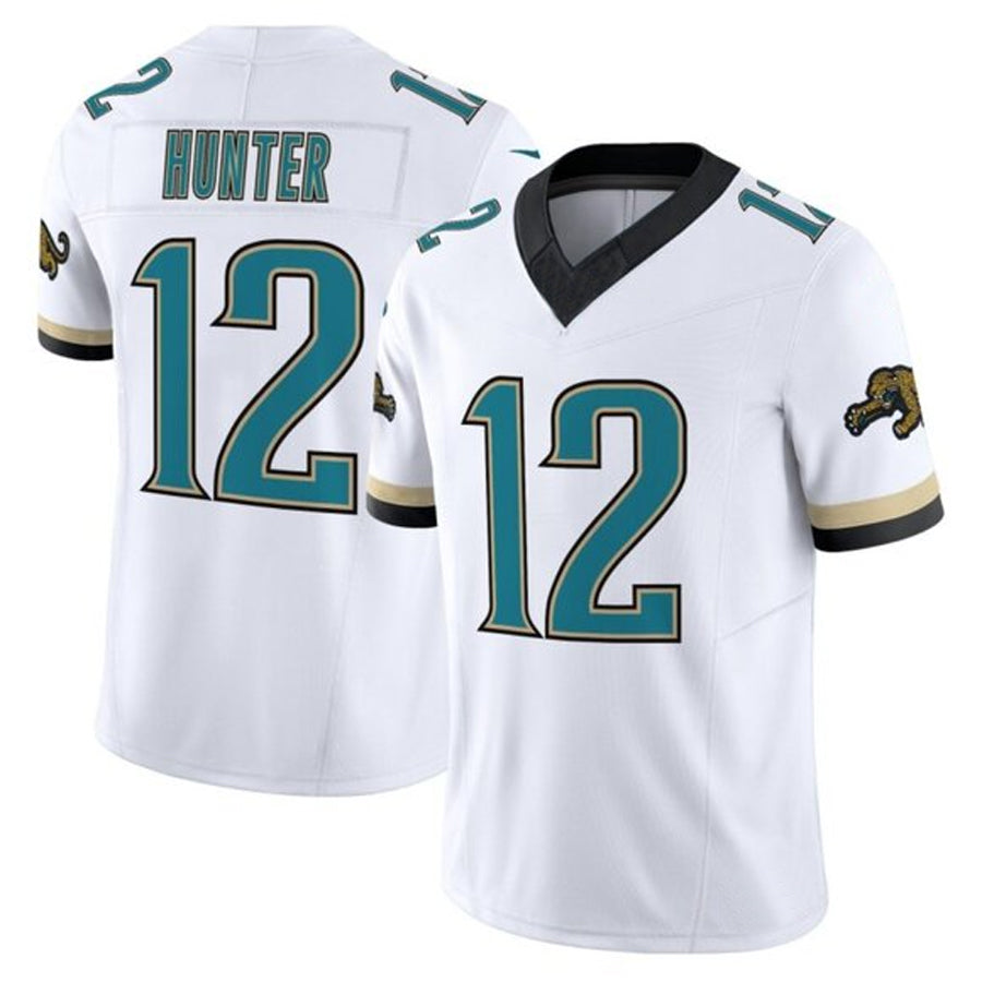 J.Jaguars #12 Travis Hunter Player White Vapor F.U.S.E. Limited Football Jerseys