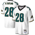 J.Jaguars #28 Fred Taylor Player  White Legacy Replica Football Jerseys