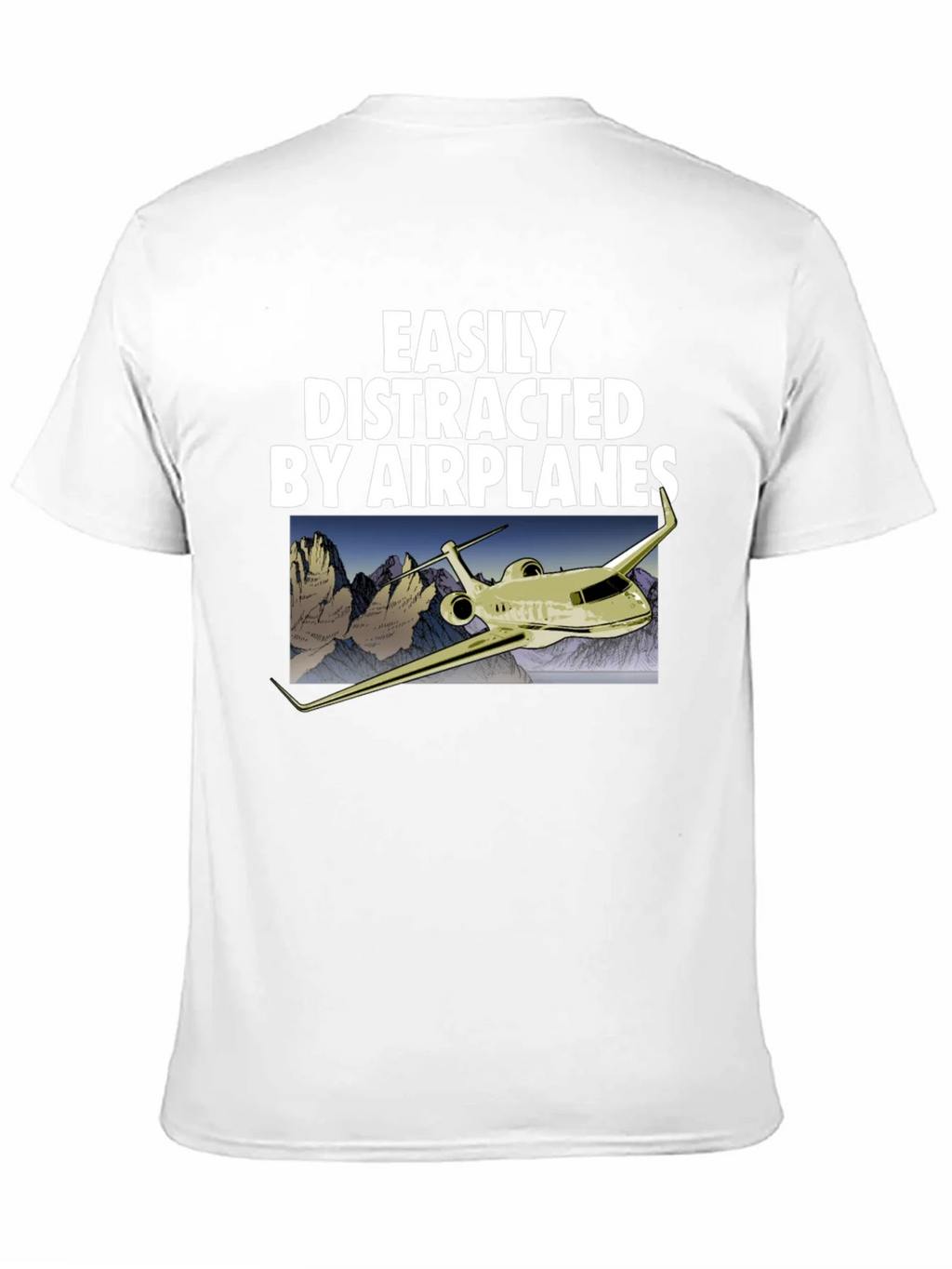 Easily Distracted By Airplanes Graphic Tee
