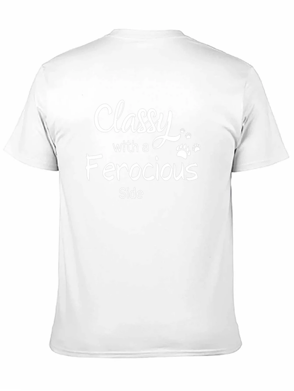 Classy With A Ferocious Side Black T-Shirt