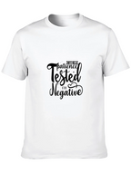 Funny Patience Tested Negative Black T-Shirt