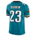 J.Jaguars #23 Foye Oluokun Prowler Throwback Vapor F.U.S.E. Limited Jersey - Teal Player Football Jerseys