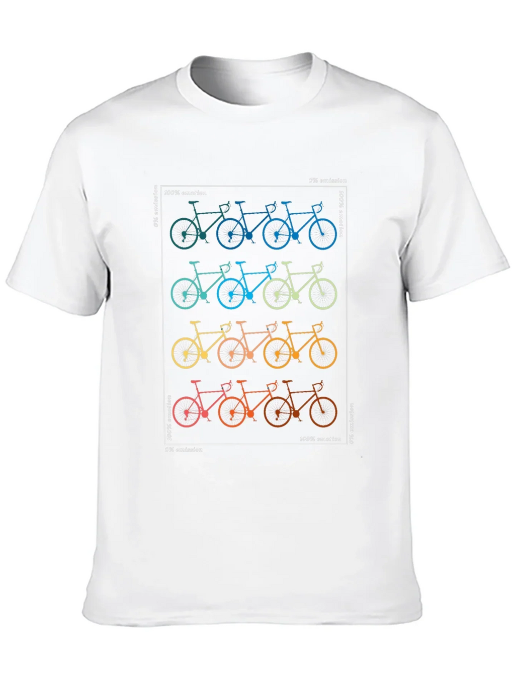 Cycling Emotion Graphic Tee - Eco Friendly Shirt