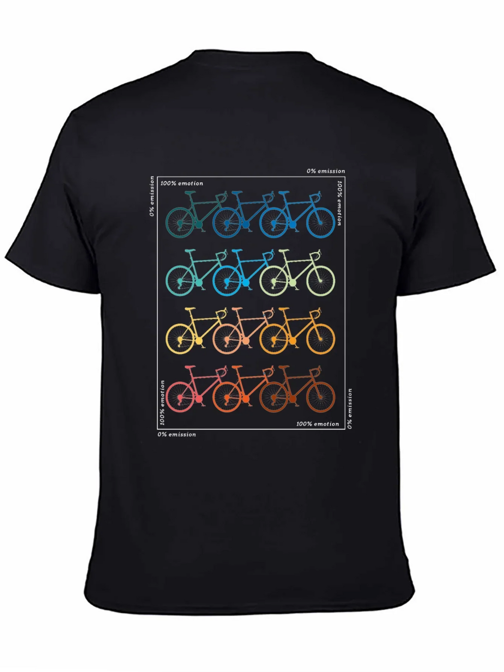 Cycling Emotion Graphic Tee - Eco Friendly Shirt