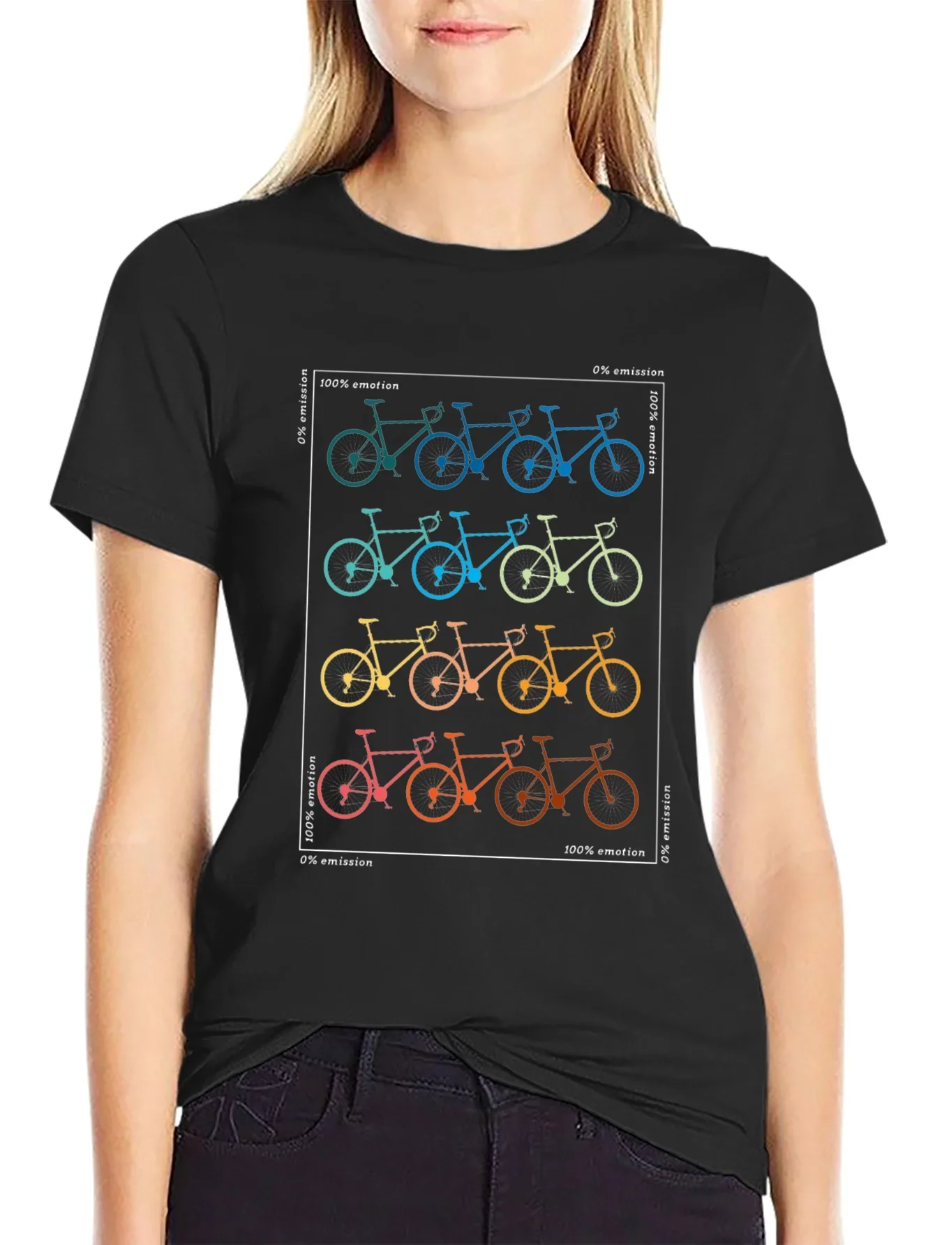 Cycling Emotion Graphic Tee - Eco Friendly Shirt