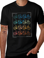 Cycling Emotion Graphic Tee - Eco Friendly Shirt