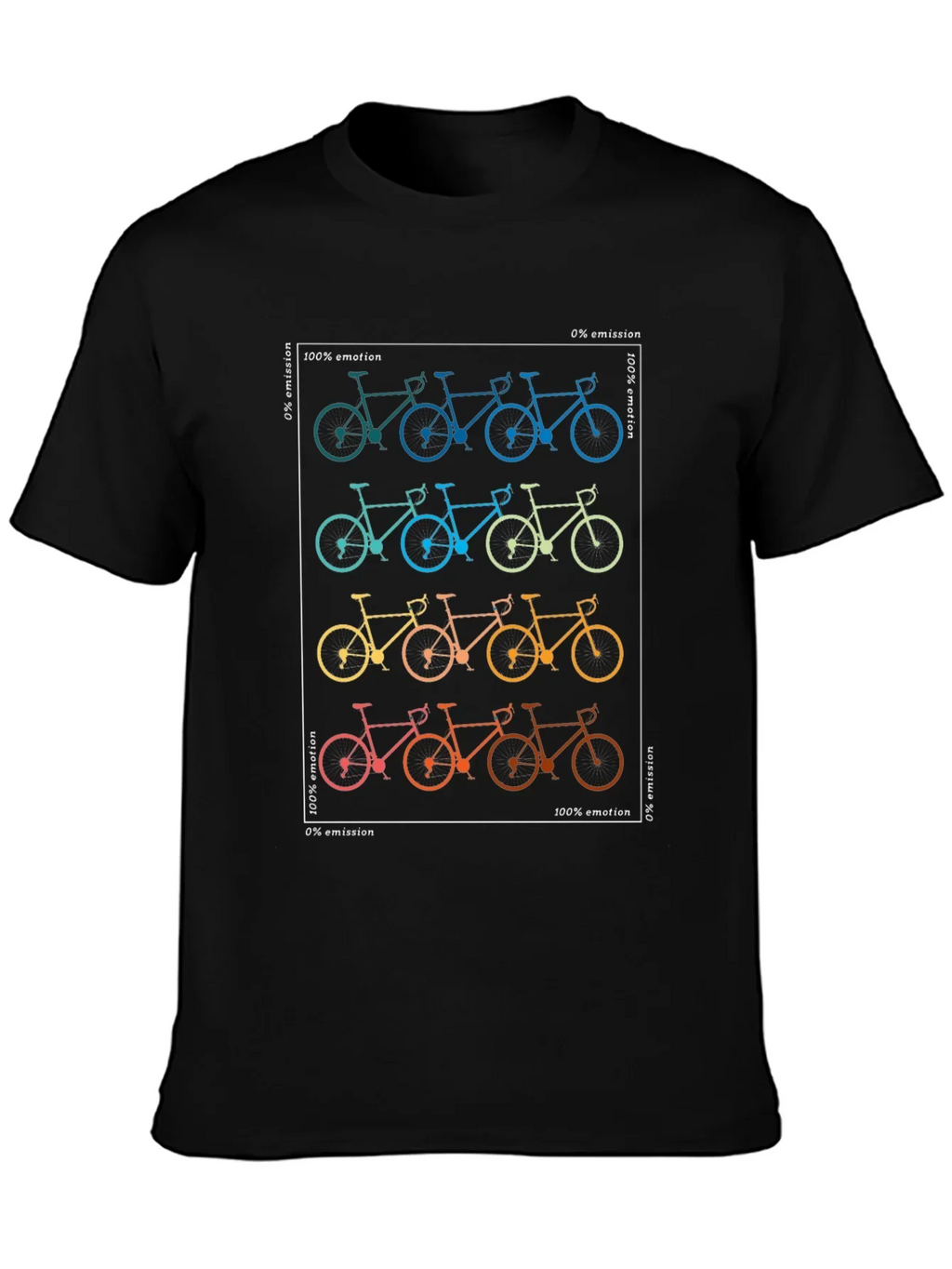 Cycling Emotion Graphic Tee - Eco Friendly Shirt