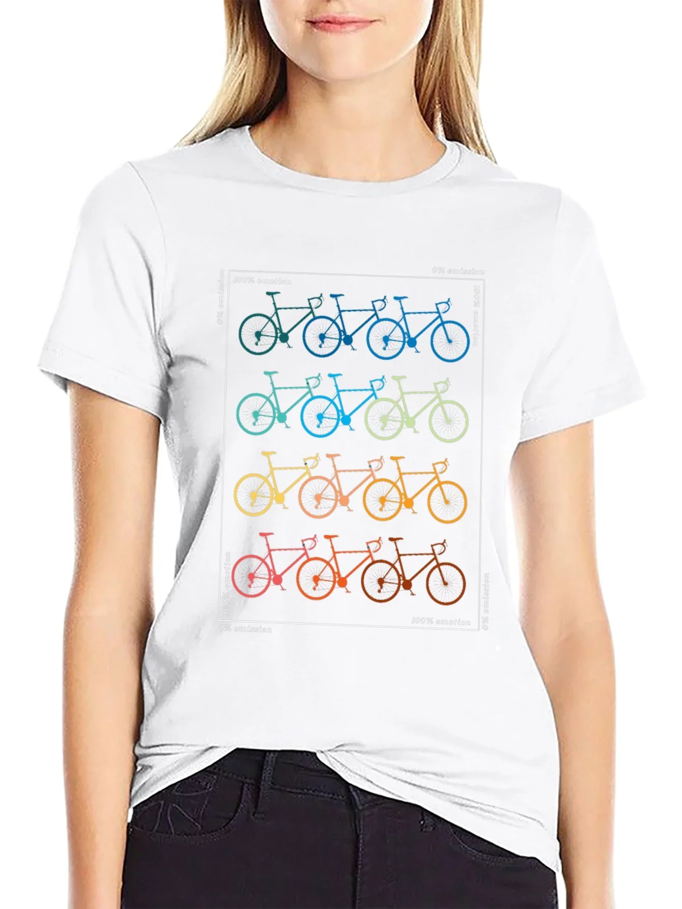Cycling Emotion Graphic Tee - Eco Friendly Shirt