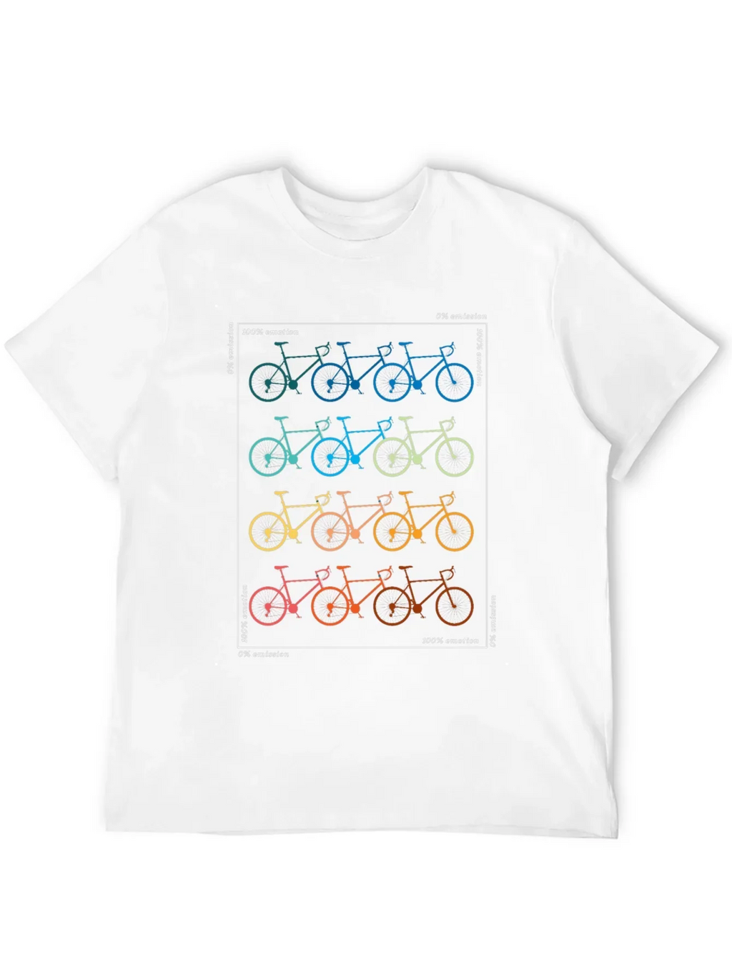 Cycling Emotion Graphic Tee - Eco Friendly Shirt