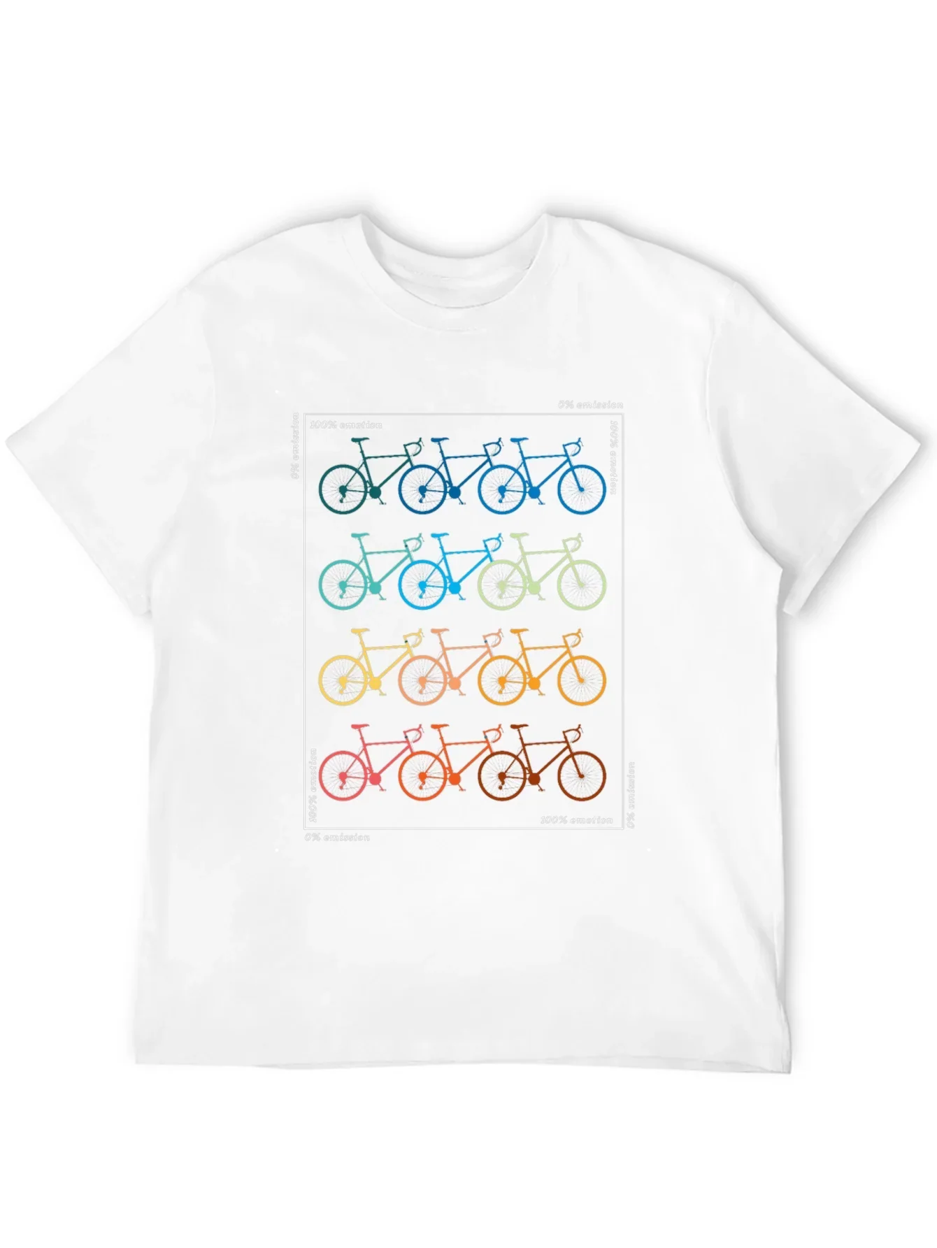 Cycling Emotion Graphic Tee - Eco Friendly Shirt