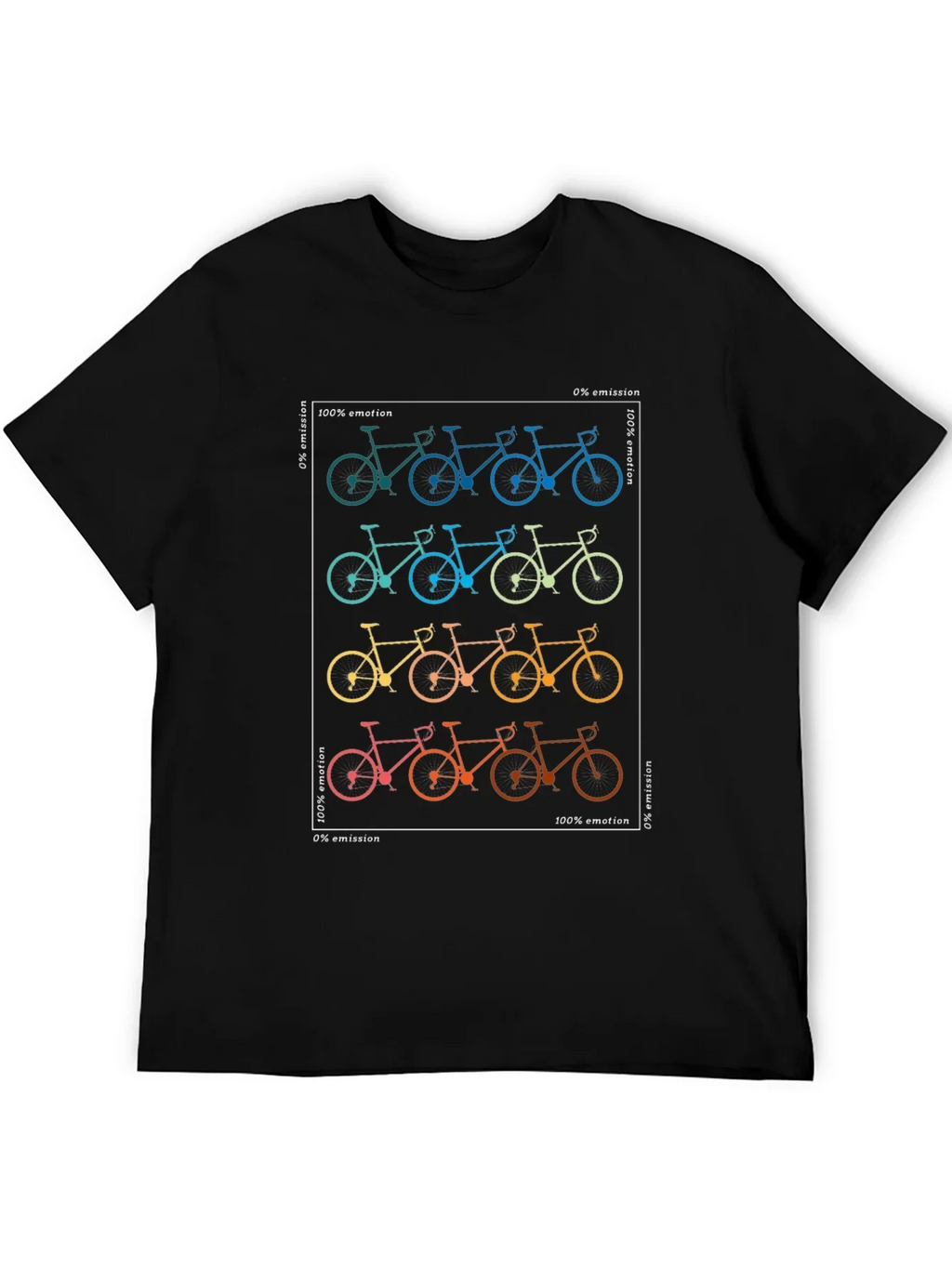 Cycling Emotion Graphic Tee - Eco Friendly Shirt