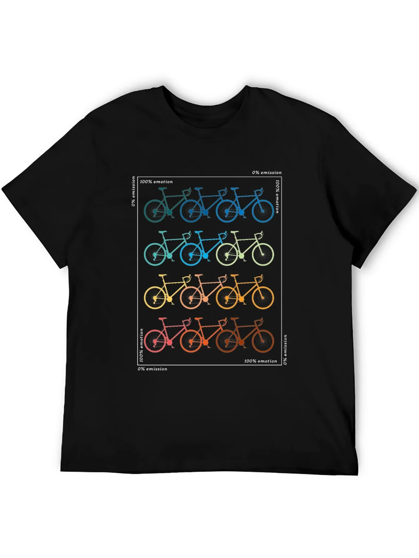 Cycling Emotion Graphic Tee - Eco Friendly Shirt