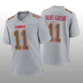 KC.Chiefs #11 Marquez Valdes-Scantling Gray Atmosphere Player Game Jersey Stitched American Football Jerseys