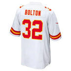 KC.Chiefs #32 Nick Bolton Player White Home Game Football Jerseys