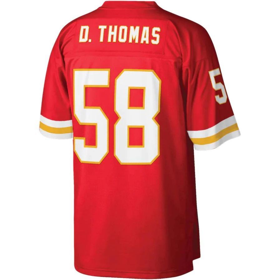 KC.Chiefs #58 Derrick Thomas  Red 1994 Legacy Replica Player Jersey Stitched American Football Jerseys