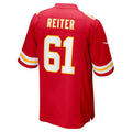 KC.Chiefs #61 Austin Reiter Red Game Player Jersey Stitched American Football Jerseys