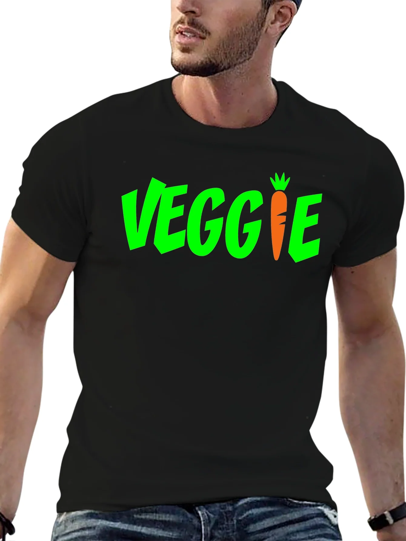 Veggie Graphic Tee - Vegan Carrot Humor Shirt
