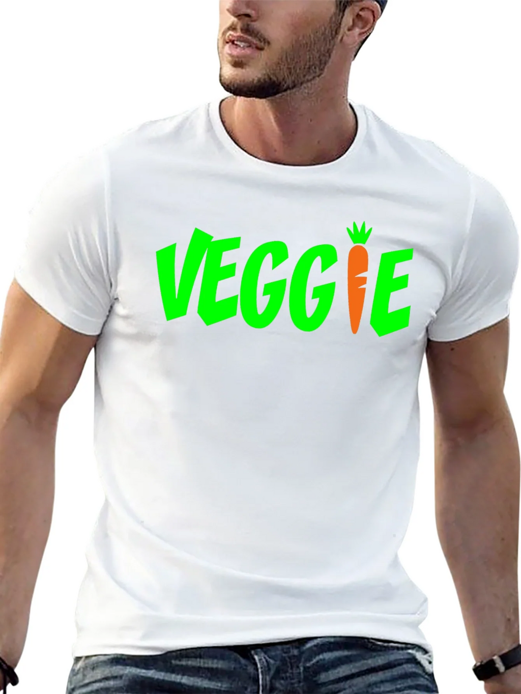 Veggie Graphic Tee - Vegan Carrot Humor Shirt